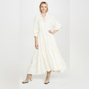 Apiece Apart Cream Maxi Dress